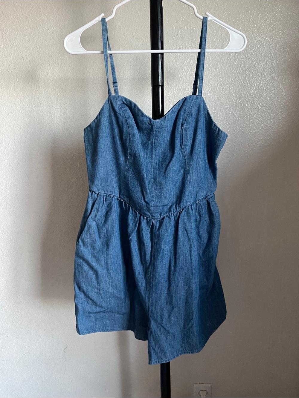 Old Navy Denim Romper - Medium Blue
